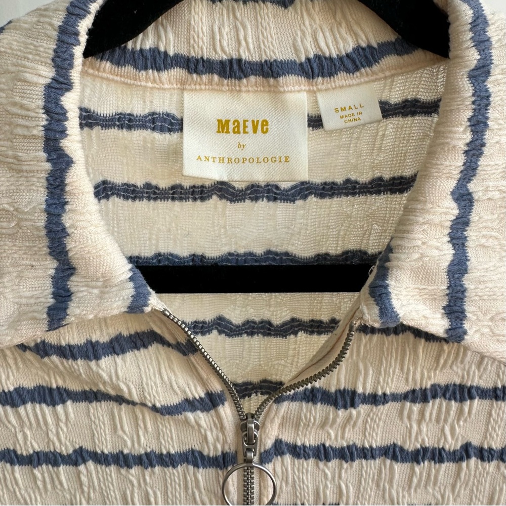 Anthropologie Striped Polo Shirt - Picture 3 of 7